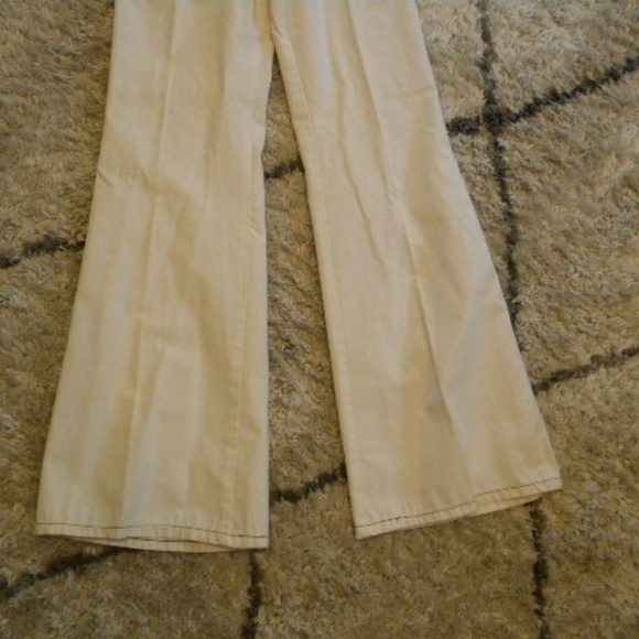 Vintage RETRO Bottoms UP front side zip  bell bottom jean - Picture 8 of 15